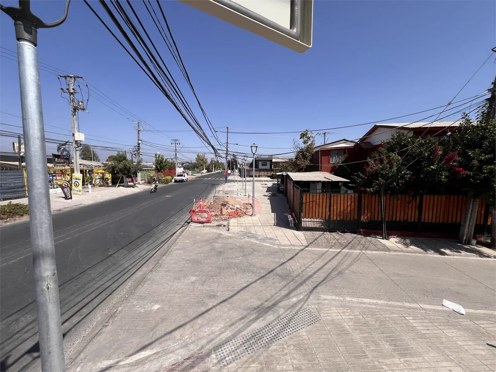 Trazado urbano de proyecto de alumbrado público La Granja