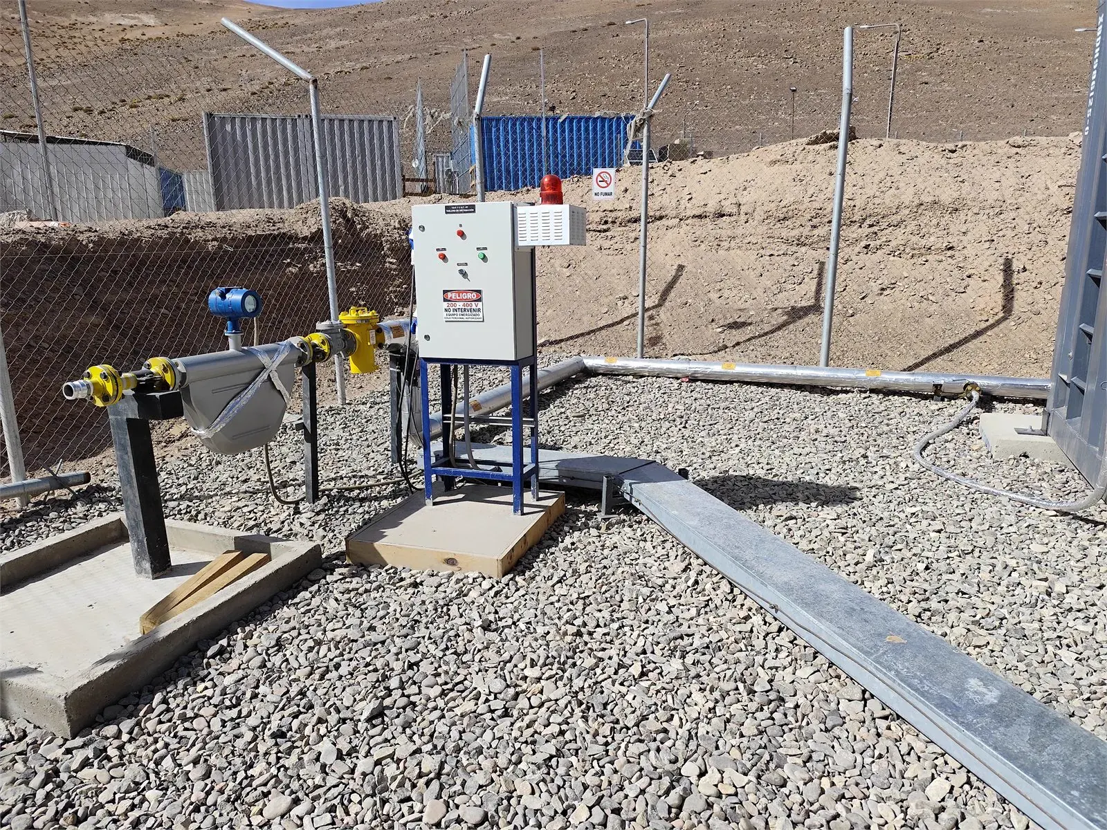 Infraestructura eléctrica crítica en proyecto minero