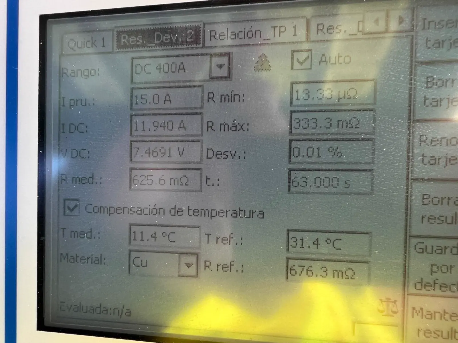 Imagen técnica 02 del servicio Ensayos a Transformadores de Poder y Distribución