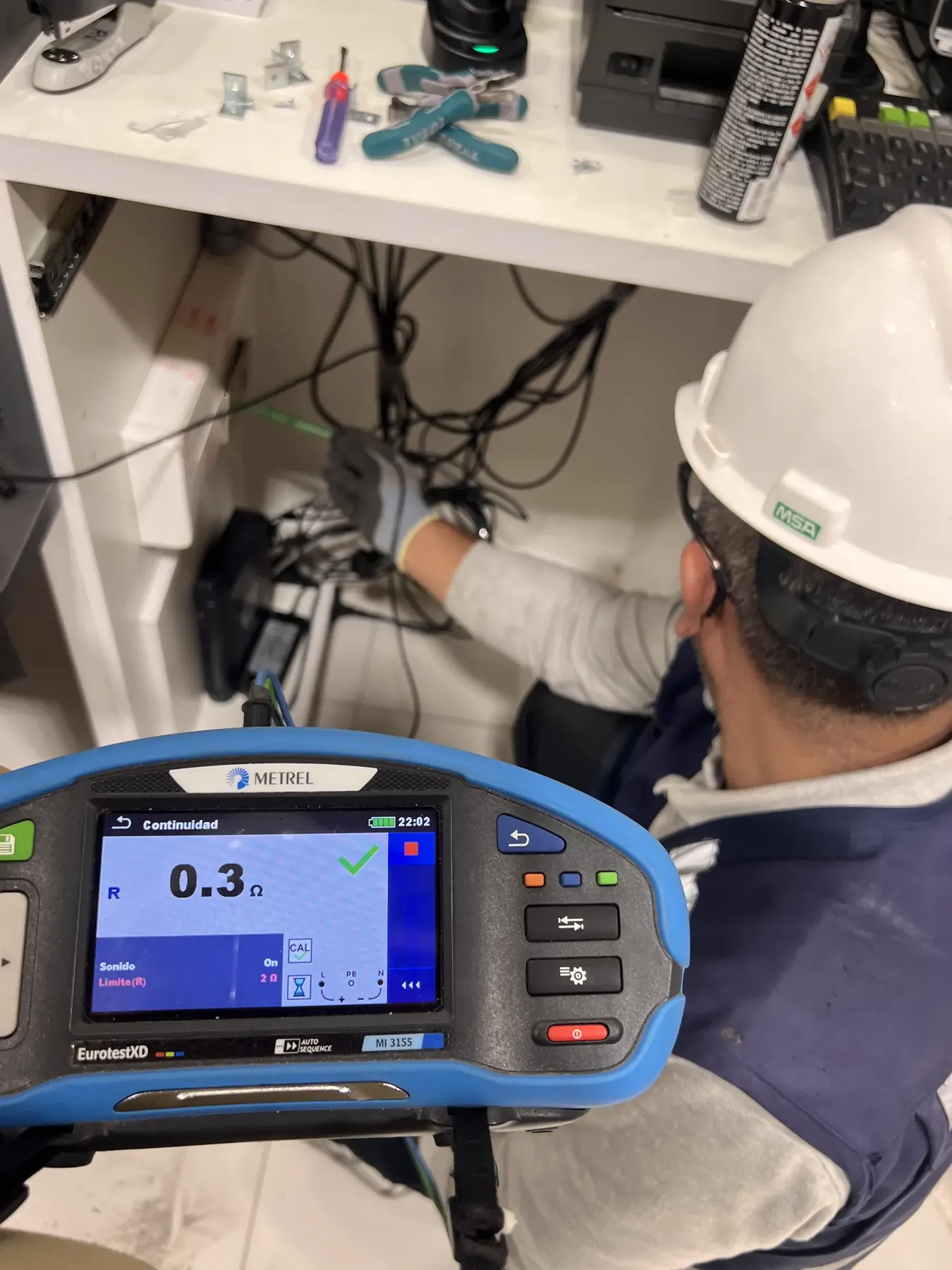 Imagen técnica 06 del servicio Ensayos de Verificación Inicial